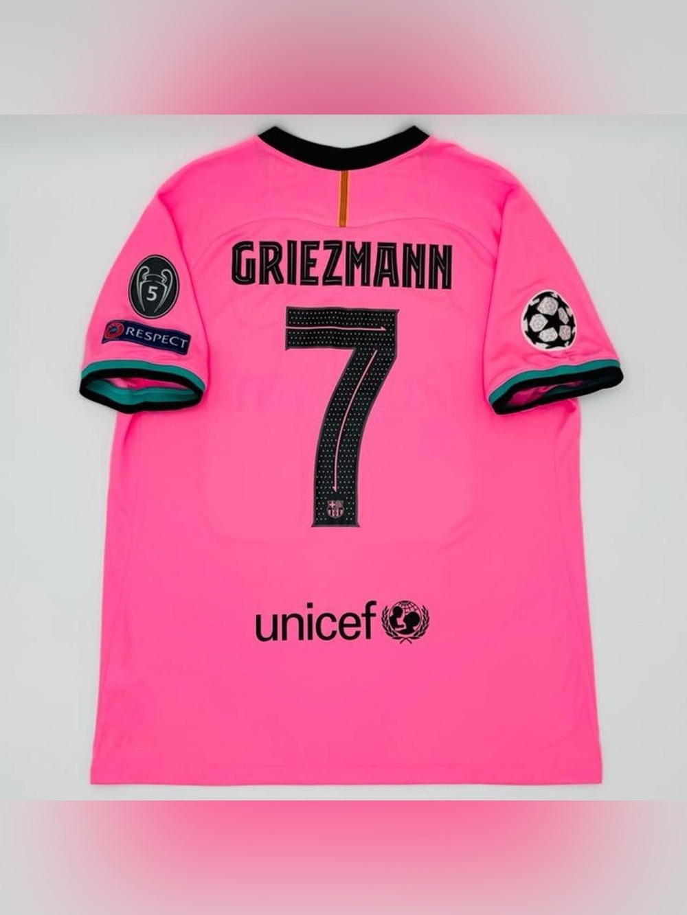 FC Barcelona Griezmann 2020 21 third
Champions League jersey